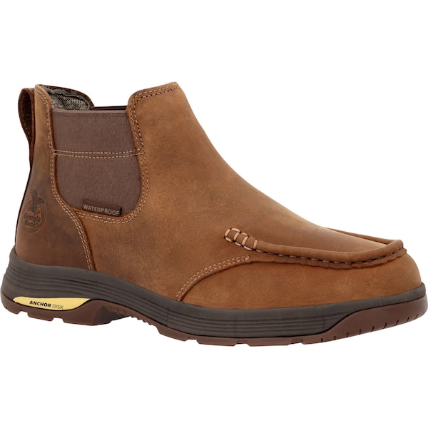 Georgia Boot Athens SuperLyte, Waterproof Chelsea Work Boot, 10.5 W, 5 in Height, Brown GB00548  W  105 - main